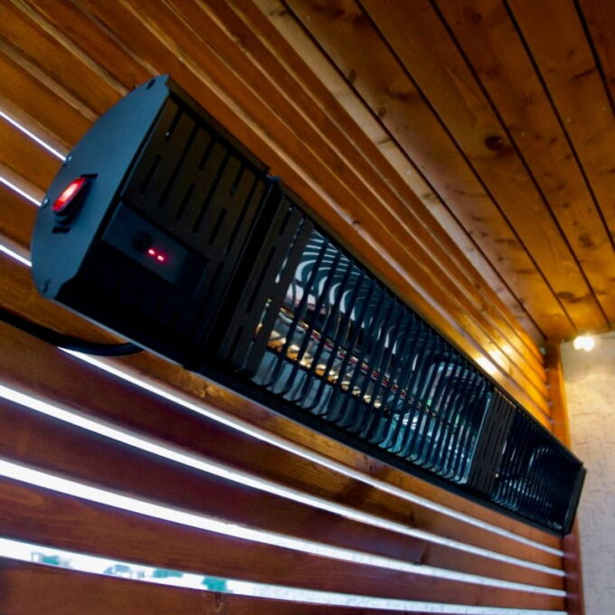 Infraraudonųjų spindulių šildytuvas 4IQ Marsas su valdymo pultu 3000W - Image 2