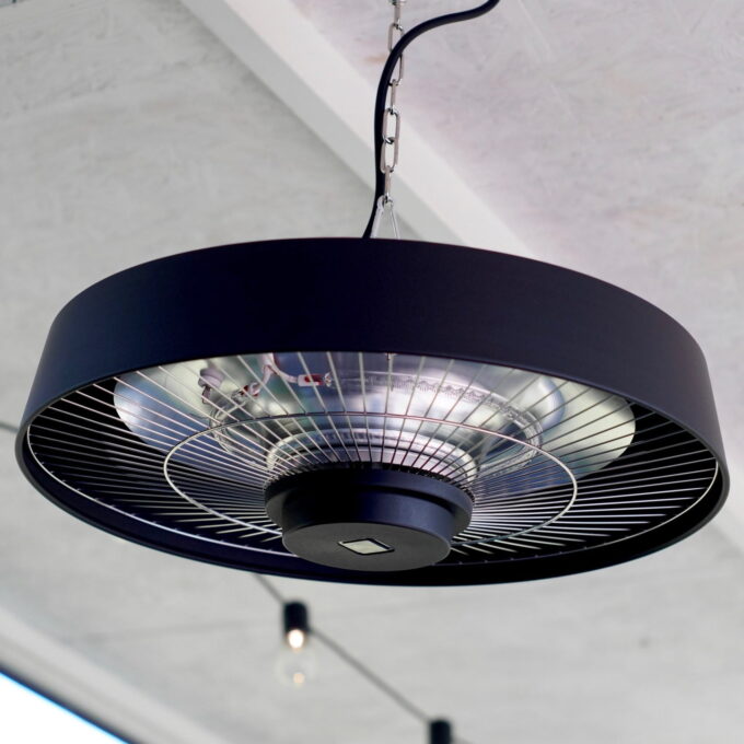 Pakabinamas infraraudonųjų spindulių šildytuvas 4IQ Venera su valdymo pultu, pilkas, 2000W - Image 3