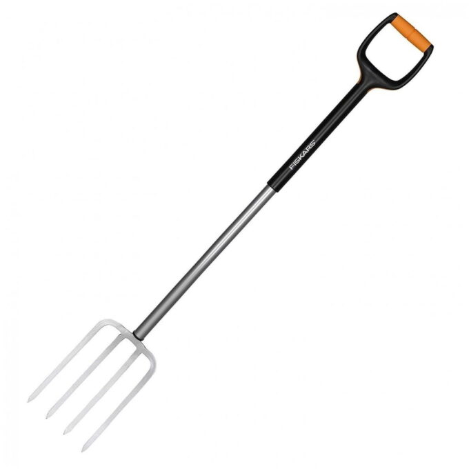 Šakė plokščiais virbais Fiskars Xact L