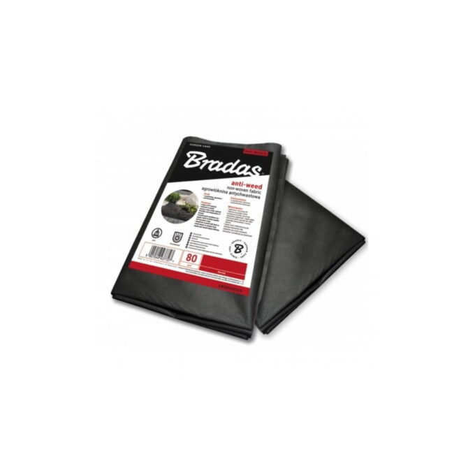 Agroplėvelė nuo piktžolių 80 g/m² - 3,2 x 10 m, juoda(2 vnt)