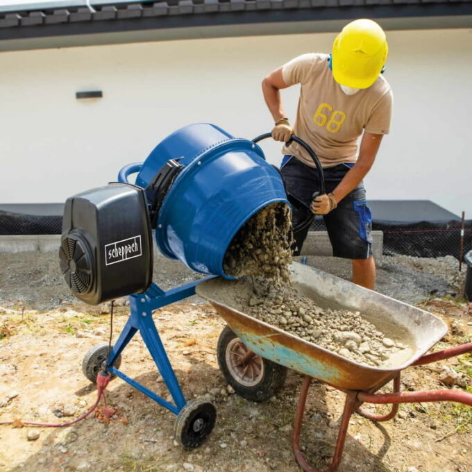 Betono maišyklė MIX125L, Scheppach - Image 2