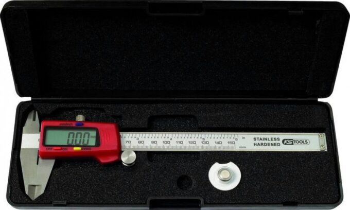 Skaitmeninis slankmatis 150/40/0,01mm DIN 862, KS Tools