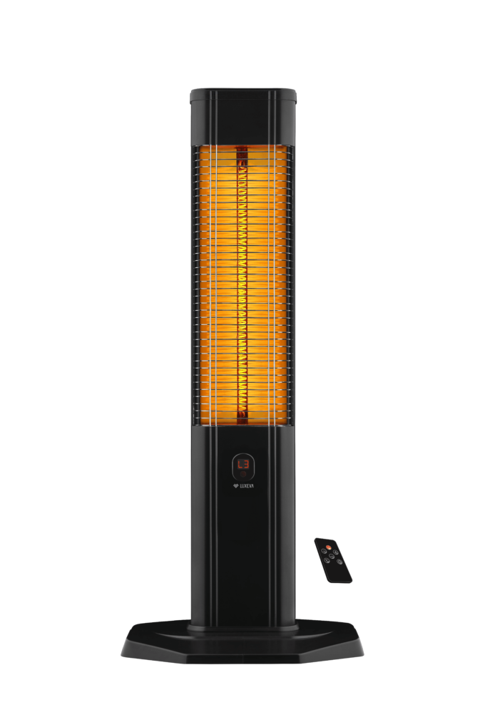 Infraraudonųjų spindulių šildytuvas “Joris” 2000W, juodas - Image 7