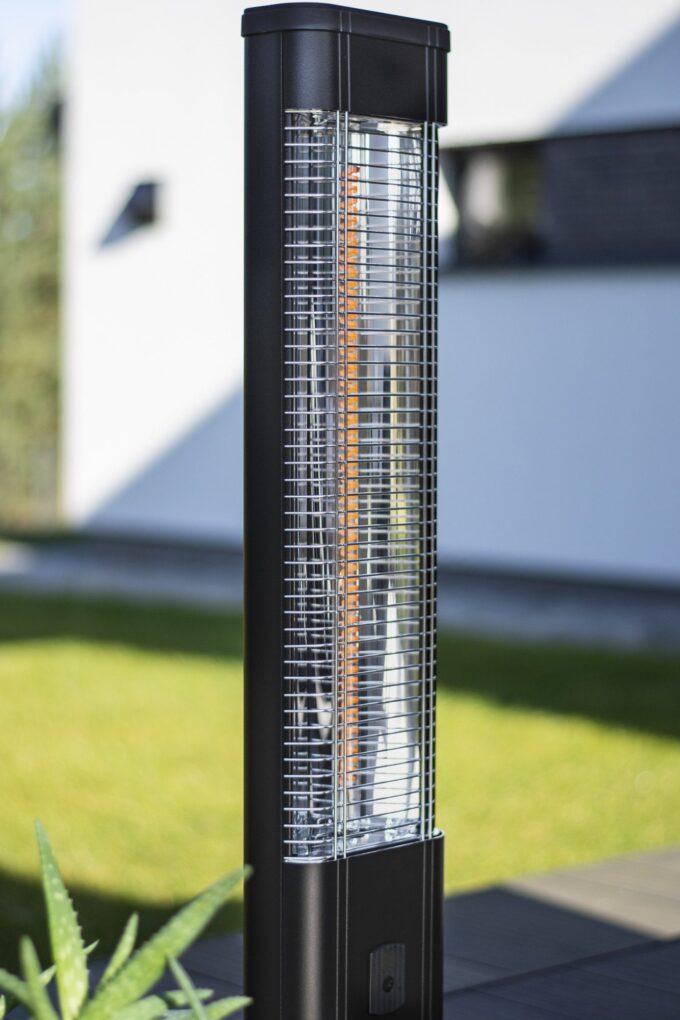 Infraraudonųjų spindulių šildytuvas “Joris” 2000W, juodas - Image 5