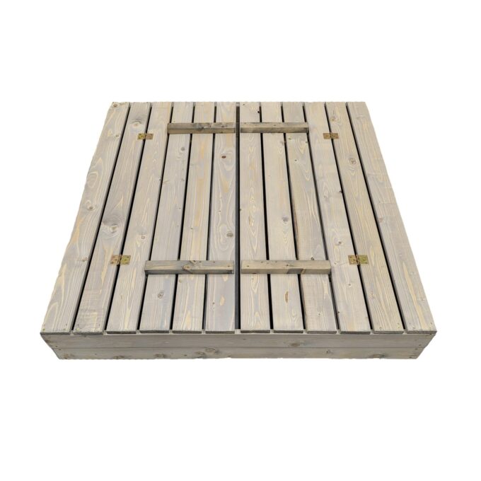 Smėlio dėžė Bonus Orbis, 120x120cm, su patiesalu, pilka - Image 3