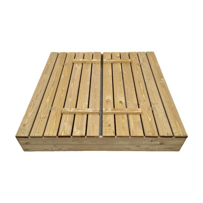 Smėlio dėžė Bonus Orbis, 120x120cm, su patiesalu, ruda - Image 3