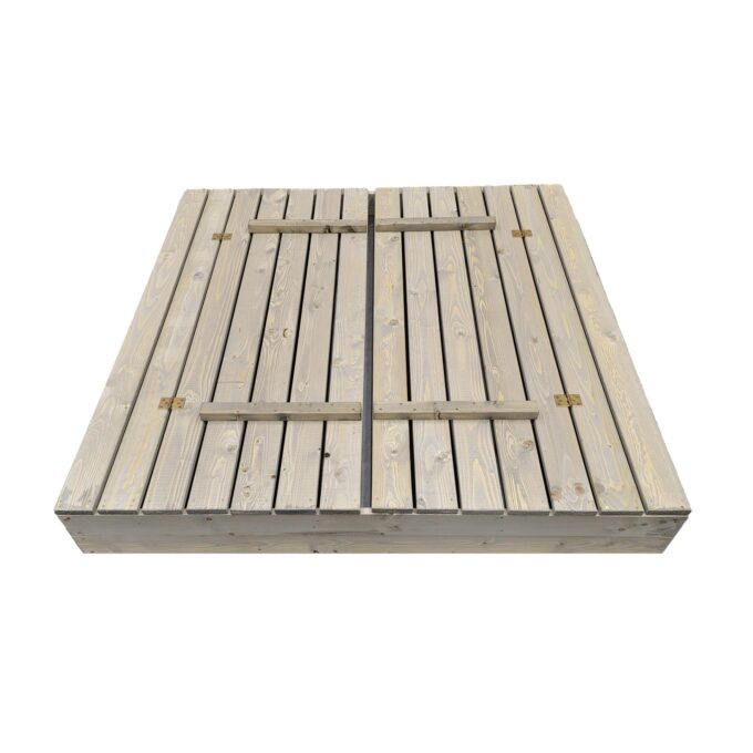 Smėlio dėžė Bonus Orbis, 140x140cm, su patiesalu, pilka - Image 3