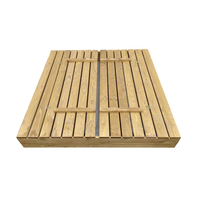 Smėlio dėžė Bonus Orbis, 140x140cm, su patiesalu, ruda - Image 3