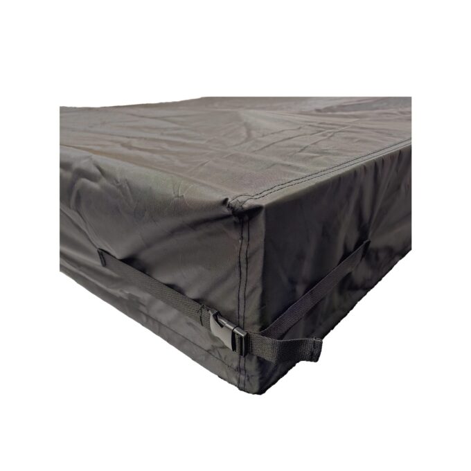 Smėlio dėžės uždengimas, 120x120 cm, juodas - Image 9