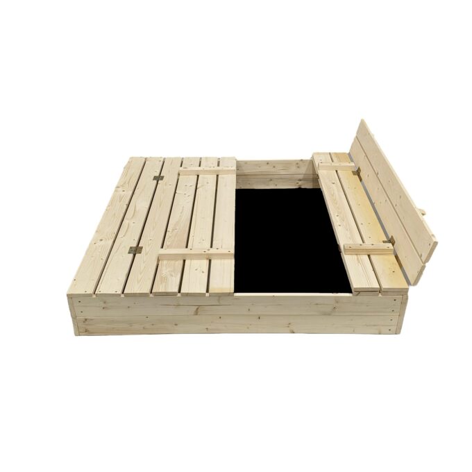 Smėlio dėžė Bonus Orbis, 120x120cm, su patiesalu - Image 2