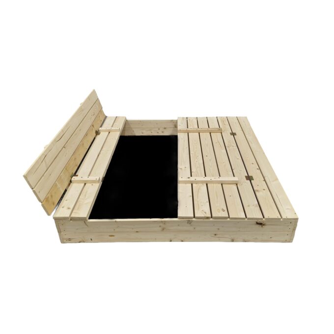 Smėlio dėžė Bonus Orbis, 140x140cm, su patiesalu - Image 3