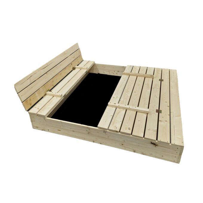 Smėlio dėžė Bonus Orbis, 140x140cm, su patiesalu - Image 4