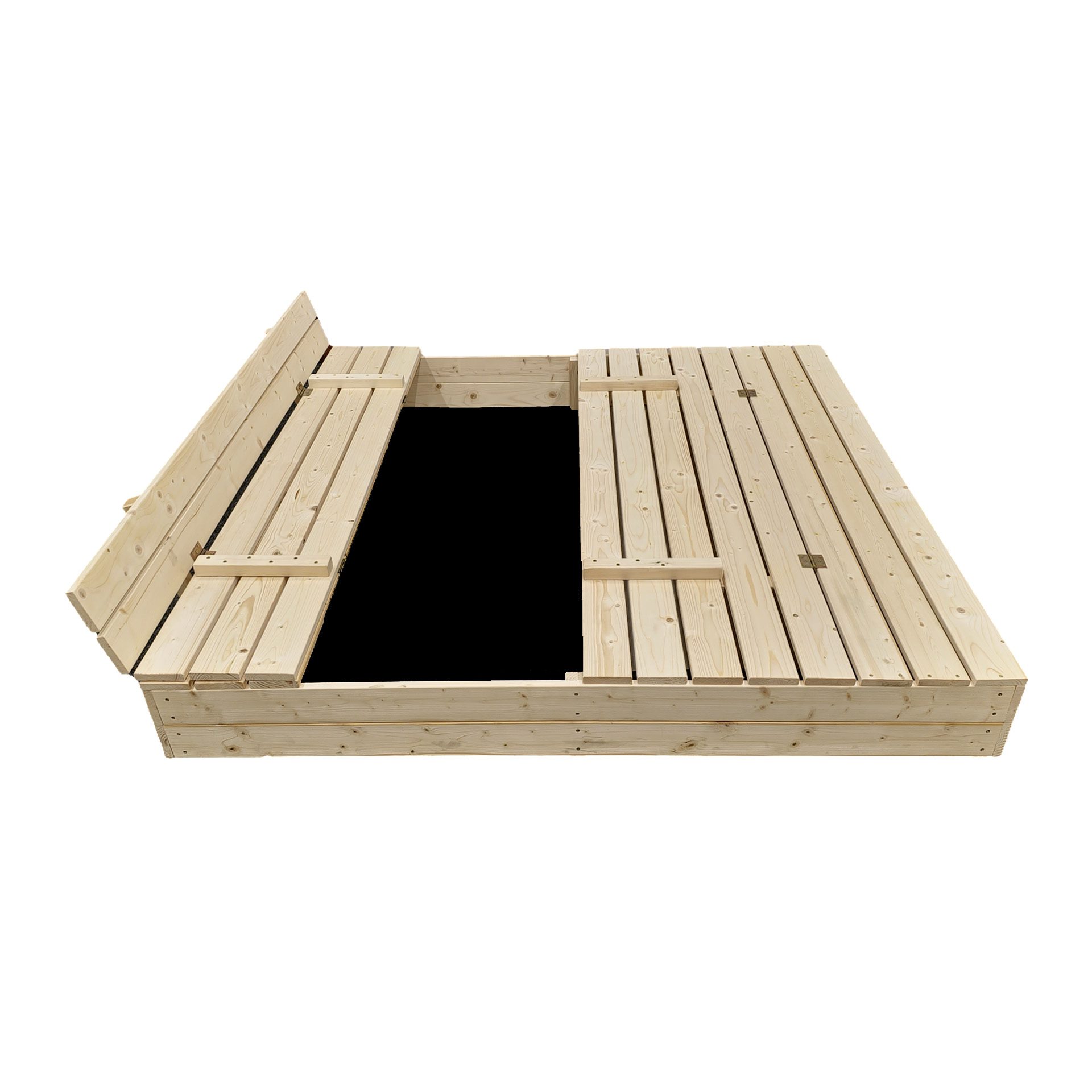 Smėlio dėžė Bonus Orbis, 160x160cm, su patiesalu ir 400kg smėlio - Image 3