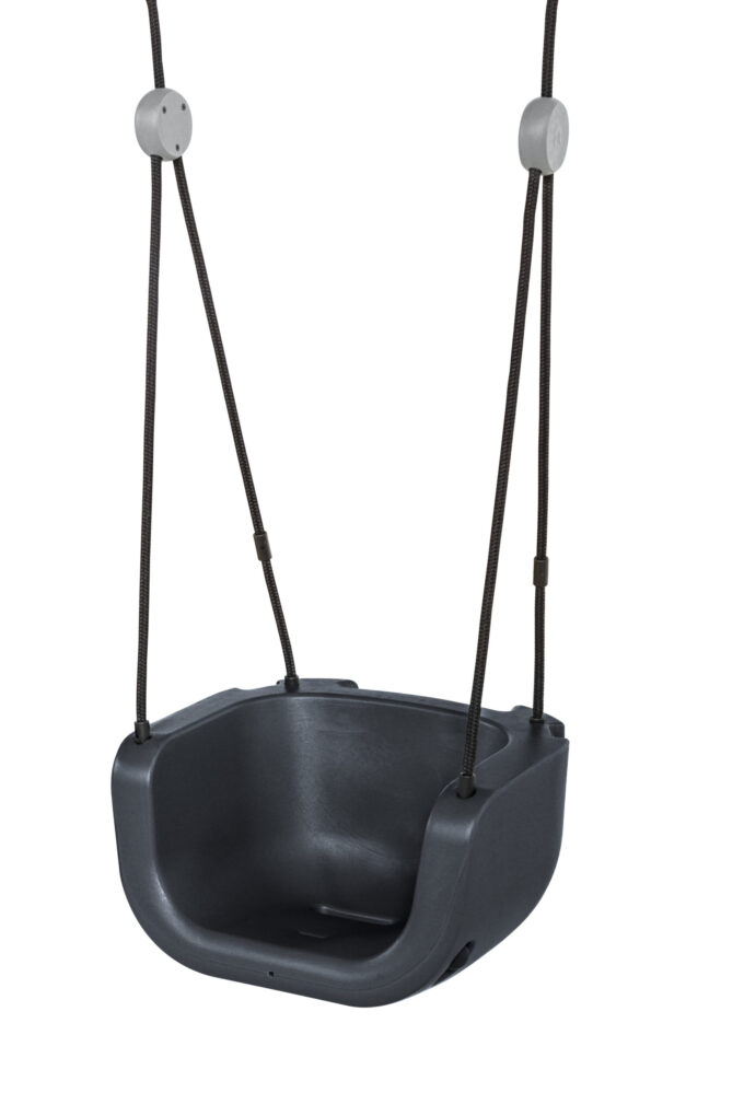 Ergonominės vaikiškos sūpynės 3in1, antracito - Image 4