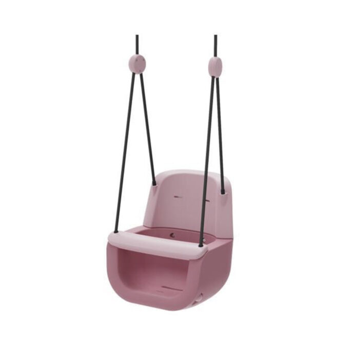 Ergonominės vaikiškos sūpynės 3in1, pastelinė rožinė - Image 7