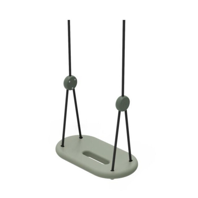 Ergonominės pakabinamos sūpynės, pastelinė žalia