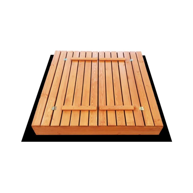 Smėlio dėžė Bonus Orbis, 160x160cm, su patiesalu ir 400kg smėlio, ruda - Image 7