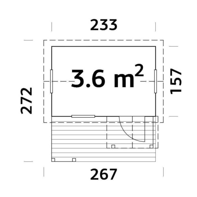 Medinis vaikų žaidimų namelis "Geniukas" - Image 20