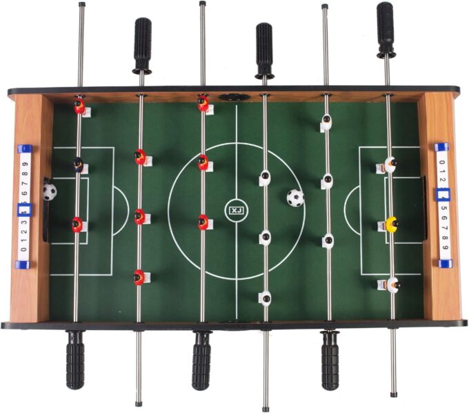 Medinis žaidimų stalas „Stalo futbolas“, 121 x 61 x 80.5 cm - Image 10