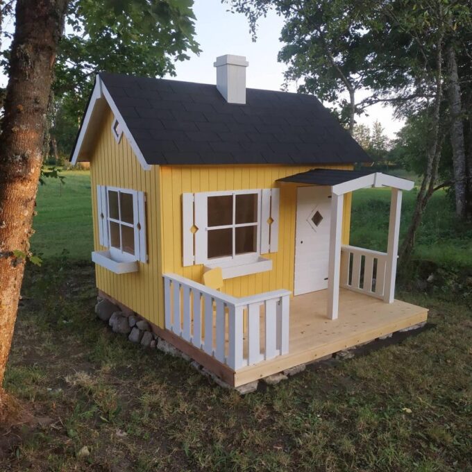 Medinis vaikų žaidimų namelis "Geniukas" - Image 10