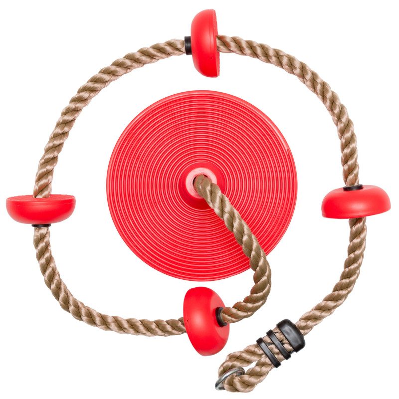 Sūpynės „Diskas“, raudonos - Image 7